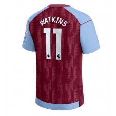 Aston Villa Ollie Watkins #11 Hjemmedrakt 2023-24 Kortermet